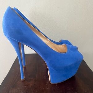 Blue Platform Giuseppe Zanotti Heels. Barely worn. Great shape